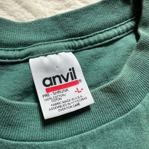 Vintage 1990s Forest Green Flagstaff Arizona Graphic Tee L - Picture 6 of 6